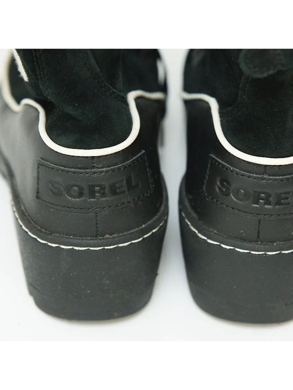 SOREL Tivoli Womens Winter Boots Size 9.5 Womens Black Waterproof Faux Fur Lined